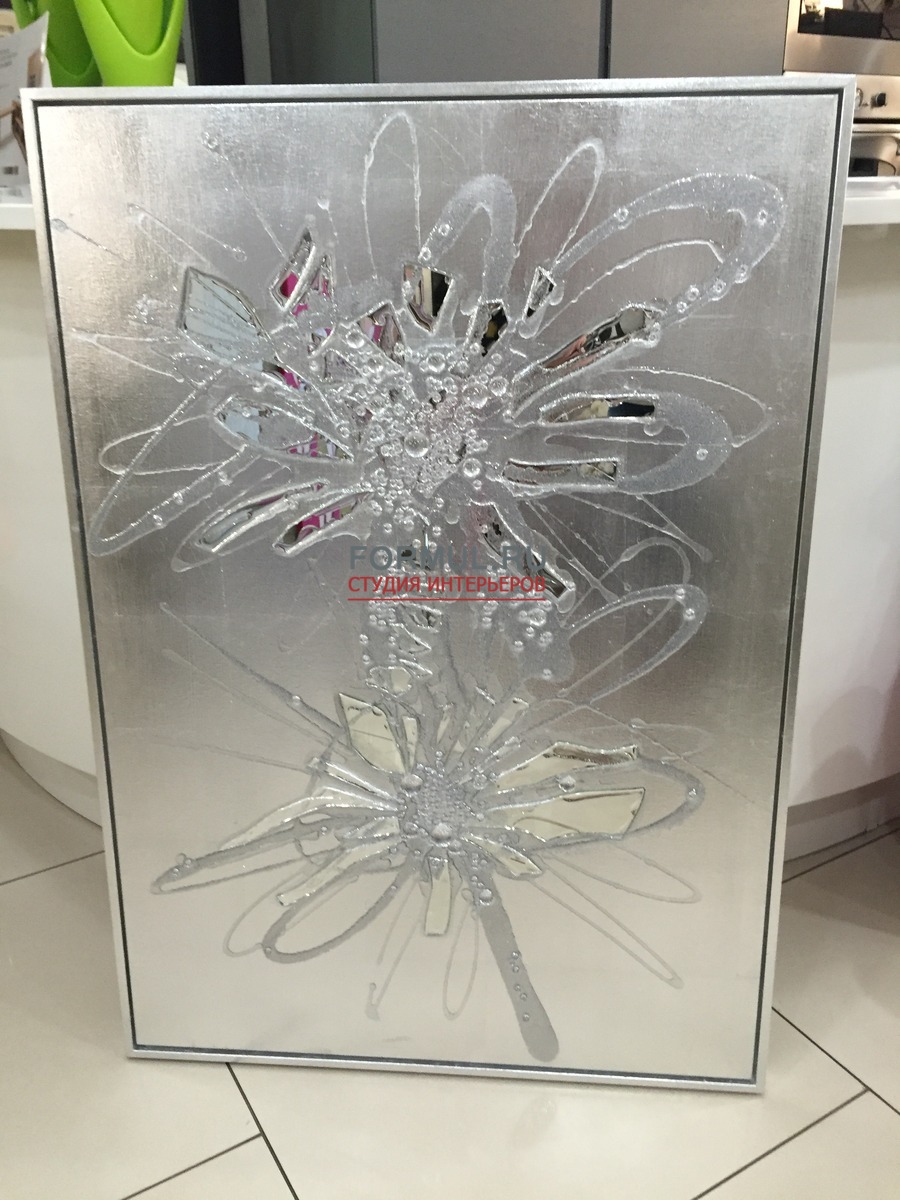 Панно Franco Bertozzini TELA VISION ARGENTO - B